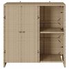 vidaXL Storage Cabinet with Shelf Beige 100 x 36 x 102 cm Rattan