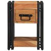 vidaXL Bedside Cabinet Brown 30 x 30 x 40 cm Solid acacia wood