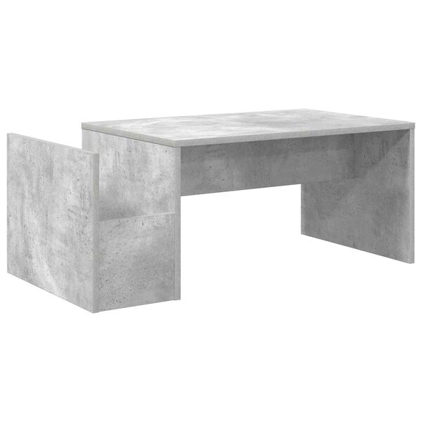 vidaXL Coffee Table Concrete Grey 90 x 45 x 35 cm Engineered Wood