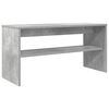 vidaXL TV Cabinet Concrete Grey 80 x 30 x 40 cm Engineered Wood