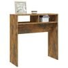 vidaXL Console Table Smoked Oak 78x30x80 cm Engineered Wood