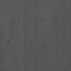vidaXL Wall Headboard Grey 156x3x91.5 cm Solid Wood Pine