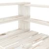 vidaXL 6 Piece Garden Pallets Lounge Set Wood White