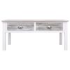 vidaXL Coffee Table Grey 100x50x45 cm Wood