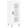 vidaXL Sideboard High Gloss White 34.5x34x90 cm Engineered Wood