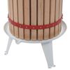 vidaXL Fruit and Wine Press with Cloth Bag 24 L Oak Wood