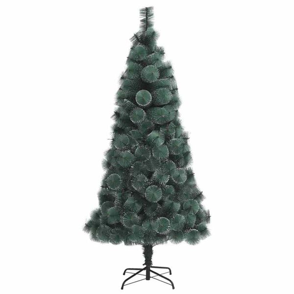 vidaXL Artificial Pre-lit Christmas Tree with Stand Green 180 cm PET
