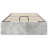 vidaXL Ottoman Bed Frame Concrete Grey 100 x 200 cm Engineered Wood