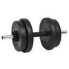 vidaXL 14 Piece Dumbbell Set 20 kg