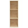vidaXL Book Cabinet/TV Cabinet Sonoma Oak 36x30x114 cm Engineered Wood