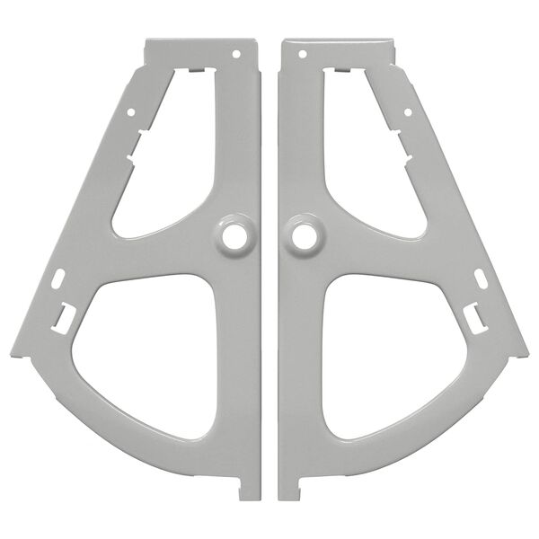 vidaXL Flip Drawer Hinge 12 pcs Silver 235 x 155 x 30 mm Iron