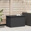 vidaXL Outdoor Storage Box Black 80 x 50.5 x 50 cm Steel