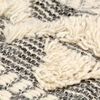 vidaXL Rug Handwoven Wool 140x200 cm White/Grey/Black/Brown
