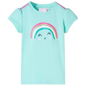 vidaXL Kids' T-shirt Light Mint 116