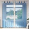 vidaXL Voile Curtains with Loops 2 pcs Royal Blue 140x245 cm