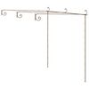 vidaXL Garden Pergola Antique Brown 3x3x2,5 m Iron