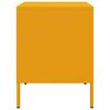 vidaXL Bedside Cabinets 2 pcs Mustard Yellow 36x39x50.5 cm Steel
