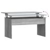 vidaXL Coffee Table Grey Sonoma 102x50.5x52.5 cm Engineered Wood