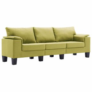 vidaXL Sofa Green Fabric
