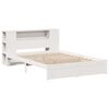 vidaXL Bookcase Bed without Mattress White 120x200cm Solid Wood Pine