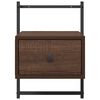 vidaXL Bedside Cabinets Wall-mounted 2 pcs Brown Oak 35x30x51 cm Engineered Wood