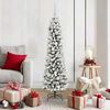 vidaXL Artificial Christmas Tree with 150 LEDs with Stand White 150 cm