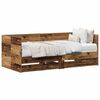 vidaXL Daybed with Headboard Old Wood 75 x 190 cm Engineered Wood