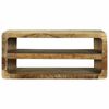 vidaXL TV Cabinet with Shelf Brown 80 x 32 x 36 cm Solid Mango wood