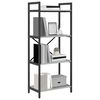 vidaXL Bookshelf Grey Sonoma 56 x 34 x 133.5 cm Engineered Wood