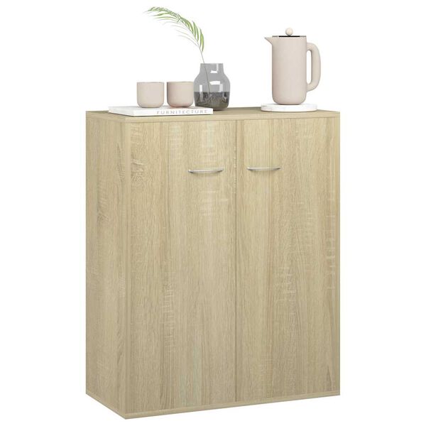 vidaXL Sideboard Sonoma Oak 60x30x75 cm Engineered Wood