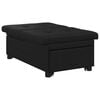 vidaXL Sofa Bed Black 194 x 67 x 82 cm Microfiber