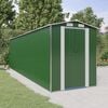vidaXL Garden Shed Green 192x689x223 cm Galvanised Steel