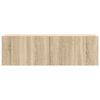 vidaXL 8 Piece TV Cabinet Set Sonoma Oak Engineered Wood