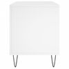vidaXL Record Cabinet White 100x38x48 cm Engineered Wood