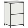 vidaXL Kitchen Storage with Shelf White 60 x 50 x 92 cm Steel