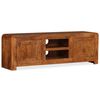 vidaXL TV Cabinet Solid Wood with Honey Finish 120x30x40 cm