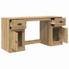 vidaXL Desk with Cabinet with Drawer Artisan Oak 154.5 x 50 x 75 cm