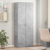 vidaXL Highboard Concrete Grey 70x35x180 cm Engineered Wood