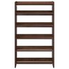 vidaXL Shoe Rack Brown Oak 60x25x100 cm Engineered Wood