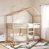 vidaXL Kids' Bed Roof 213x85.5x144.5 cm Solid Wood Pine