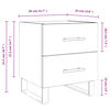 vidaXL Bedside Cabinets 2 pcs Sonoma Oak 40x35x47.5 cm Engineered Wood