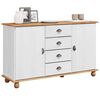 vidaXL Sideboard with Drawer ASKIM 133.5 x 40 x 79 cm Solid pine wood