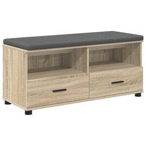 vidaXL Hall Bench Sonoma Oak 100 x 38 x 46 cm
