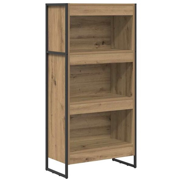 vidaXL Book Cabinet Artisian Oak 60 x 30 x 121 cm Engineered Wood