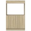 vidaXL Highboard Sonoma Oak 63x33x100 cm Engineered Wood