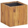 vidaXL Raised Bed | Brown | Solid acacia wood with a natural oil finish | Small
