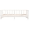 vidaXL Day Bed with Trundle without Mattress White 90x190 cm Single Solid Wood