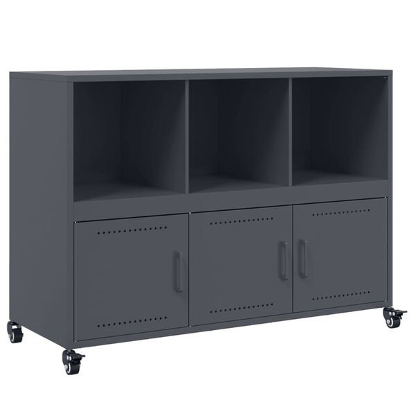 vidaXL Sideboard Anthracite 100.5x39x72 cm Steel