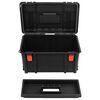 vidaXL Portable Flight Case Black 57x35x32.5 cm PP