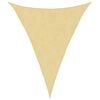vidaXL Sun Shade Sail Sand 4x5x5 m 100% Polyester Oxford